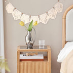 Gcroet Tassel Garland 100cm/39.37inch Woven Hanging Vintage Color Decorative Macrame Wall Decor for Living Room Bedroom ...