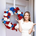 12” Metal Over the Door Wreath Hanger for Front Door, 2 Pack Non-Scratch Door Hook for Hanging Christmas Wreaths, Holiday Decor & Welcome Signs, Durable Wreath Hanger Hooks for Home Decoration, White