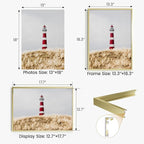 13x18 Aluminum Metal Picture Frame,Tempered Glass Gold Photo Frame 13x18 for Family Photo,Posters,Art,Document to Wall Mount Horizontally or Vertically