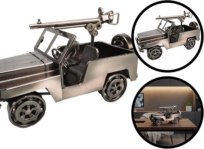 Modern Design Style Model Car Diecast Metal Retro Iron Vehicle Decoration for Desk and Home Display