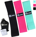 Fittest Pro by Limm Resistance Bands for Legs and Butt, Fabric Exercise Loop Bands Yoga, Pilates, Rehab, Fitness and Home Workout, Strength Bands for Booty
