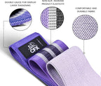 CFX Resistance Bands Set, Exercise Bands with Non-Slip Design for HIPS & Glutes, 3 Levels Workout Bands for Women and Men, Booty Bands for Home Fitness, Yoga, Pilates