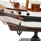 Zingz & Thingz Ahoy Collection Wooden Passat Ship Model, 13x2.75x12