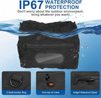 Travel Vacuum Bags with Pump, Reusable Vacuum Packing Cubes Bags for Luggage, IPX7 Waterproof, Space Saver, Vacuum Bag Kit for Camping, Suitcase, Gym, Yoga, Swim, Beach (1 Bag + Pump)