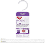 Enoz Lavender Scented Moth Bar, Kills Clothes Moths, Carpet Beetles, Eggs and Larvae, 6 oz Bar (Pack of 6)