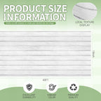Hahafelt 1.3x39 ft Fabric Bulletin Board Roll Reusable Waterproof Erasable Bulletin Board Wrinkle Resistant Non-Woven Fabric Roll for Background Decor DIY Craft (White,Wood Grain)