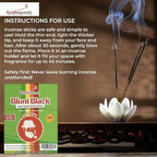 Blunt Black Hand-Dipped Incense Sticks | Premium 24 Assorted Packs - 288 Sticks, 11" Long | Aromatherapy with Long Burn Time | Free Wooden Stick Holder (Scents May Vary)