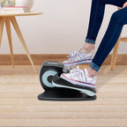 Portable Pedal Exerciser 5 Speed Gears Electric Elliptical Trainer with Remote Control and LCD Screen Under Desk Bike Pedal Exerciser for Home, Training Room, Offices