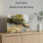 Hoewina 8 Inch Plate Stands for Display - Metal Frame holder stand Picture, Decorative for Book and Platter, Tabletop Art, Photo Easel (3 Packs)