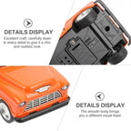 TOYANDONA Small Pickup Truck Model Miniature Figurine Kids Toy Gift for Home Decor Tabletop Display Collectible Vehicle 4.92X1.96X1.57In