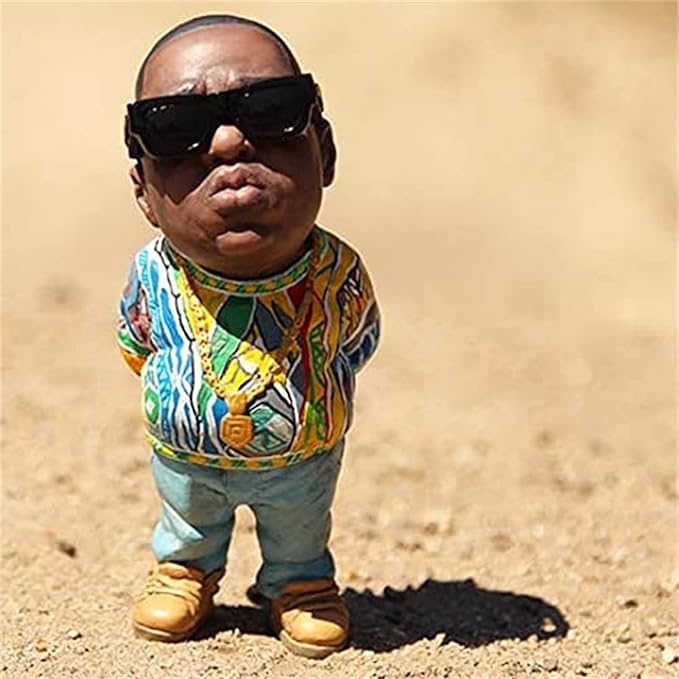 Legend-Commemorative Resin Ornaments, Peculiar and Interesting Rap Music Star Resin Sculptures, Commemorative Resin Ornaments, Best Gift for Friends, Black