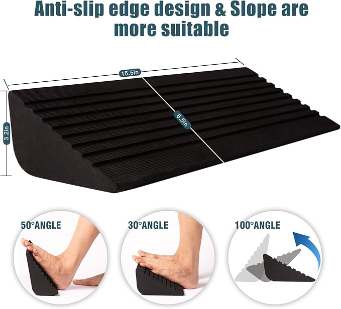 Ankle Balance Boards,Ankle Strengthener,Calf Stretcher,Achilles Stretcher,Slant Board for Calf Stretching,Calf Stretcher for Physical Therapy Equipment Plantar Fasciitis,Achilles Tendonitis