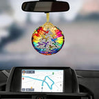 Hummingbird Stained Glass Thank You Gifts for Women Christmas Tree Decorations Crystal Ornaments Appreciation Gifts for Coworkers Teacher Best Friend Boss Birthday Gifts for Mom Car Hanging Ornament