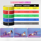 Resistance Bands for Working Out, Exercise Workout Bands for Women & Men, 3 Levels Elastic Stretch Bands for Exercise with Carry Bag for Physical Therapy, Home Fitness, Strength Training, Yoga