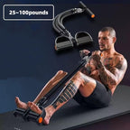 Resistance Bands for Exercise,6-Tube Elastic Yoga Pedal Puller Resistance Band, Natural Latex Tension Rope Fitness Equipment, for Abdomen/Waist/Arm/Leg Stretching Slimming Training