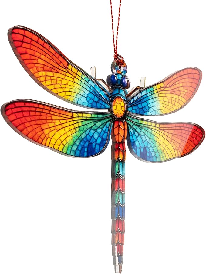 Christmas Women Gifts 2026 - Christmas Ornaments 2026 - Dragonfly Ornament - Dragonfly Gifts for Women - Christmas Women Decoration Ornaments