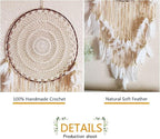 Large Dream Catcher Feather Tassel Decoration Woven Wall Hanging Home Decor Bedroom Living Room Wedding Party