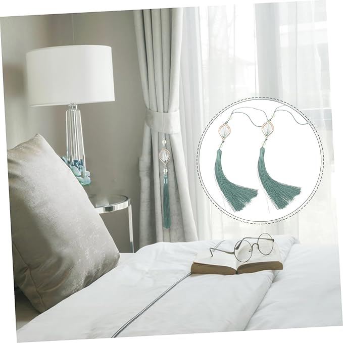 LIFKOME 2Pcs Elegant Tassel Decor for Home and Office High Grade Quality Curtain Tiebacks Hanging Ornaments for DIY Crafts Present Occasion Autumn