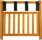 Casual Home Luggage Rack, Honey Oak