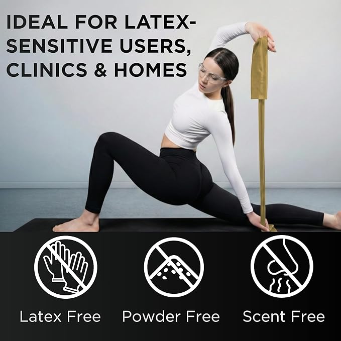 THERABAND Resistance Band 25 Yard Roll, Non-Latex Professional Elastic Stretch Bands for Upper & Lower Body Exercise Workouts, Physical Therapy, Lower Pilates, Flexibility, & Rehab, Dispenser Box
