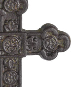 Retrome 8.5" H Cast Iron Wall Cross Home Decor, Green……