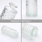 Brajttt Glass Bud Vase Set of 18,Small Glass Vintage Vases for Flowers,Clear Bud Vases in Bulk for Rustic Wedding Decor,Table Centerpieces,Decor Centerpiece for Bathroom