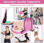 Qmint 13 PCS Pilates Essentials Kit for Women,Pilates Ring and Yoga Ball & Accessories, with Resistance Bands for Home Workouts,Pilates,Yoga