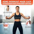 Figure 8 Resistance Bands for Arm, Back, 3 Level Latex Heavy Exercise Bands with Handles for Strength Training, Full Body Workout, Physical Therapy, Pilates, Yoga, Home Gym Equipment for Women