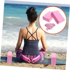 Yoga Resistance Band Set Yoga Blocks and Strap High-Density Non-Slip Exercise Kit for Women for Stretching Dance and