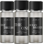 Scentiment Hotel Scents Discovery Set – Day Dream, The One & Ocean Breeze | Fresh, Woody & Marine Fragrance Oils | Luxury Home Scent Kit for Cold Air Diffusers 3 x 0.68 fl oz (20 mL)