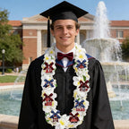 Leis for Graduation 2026, Artificial Flower Wreath with Cards Graduation Lays Gifts, Congrats Grad for High School
