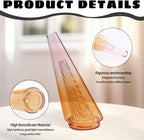 Mini Gradient Glass Vase, Exquisite Desktop Decorative Vase, Pro Glass Replacement (Red)