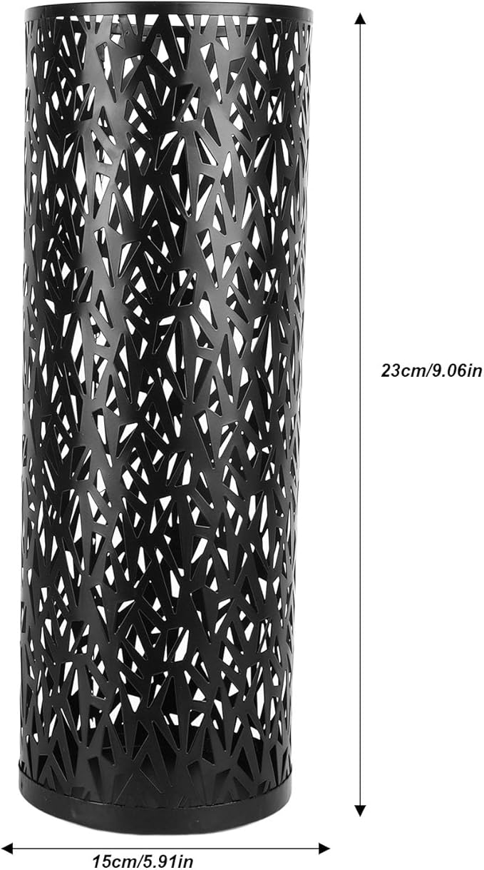 ZJchao Umbrella Stand, Umbrella Holder for Entryway Metal Freestanding Round Umbrella Rack Organizer for Bin Hotel Office Decor Entryway Storage Holder (Small)