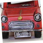 Alipis Retro Model Handmade Simulation Vehicle for Home Decoration Desk Accessory and Collectible Ornament Red
