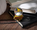 Harry Potter Golden Snitch Mini Snow Globe with Swirling White Flakes | Collectible Keepsake Display | 3 Inches Tall