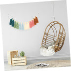 ORFOFE Handmade Bead Yarn Tassel Wall Pendant Chic Decorative Wall Decor for Home Elegant Indoor Adornment Versatile Hanging Decor for Housewarming