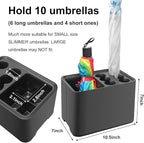 Umbrella Stand Rack Umbrella Holder with Drip Tray for Entryway Corner Home Office Decor Space Saving Organizer Stored 10 Umbrellas