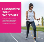 INEVIFIT Resistance Band Set, 150 LBS Stackable Workout Bands for Strength Training, Yoga, Pilates, and Full Body Workout, Includes Door Anchor, Handles, Ankle Straps, Carrying Bag, and Exercise Guide