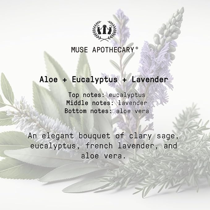 Muse Apothecary Flush Ritual - Aromatic & Refreshing Toilet Spray, Use Before You Go, 8 oz, Infused with Natural Essential Oils - Aloe + Eucalyptus + Lavender, Pack of 3