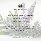 Muse Apothecary Flush Ritual - Aromatic & Refreshing Toilet Spray, Use Before You Go, 8 oz, Infused with Natural Essential Oils - Aloe + Eucalyptus + Lavender, Pack of 3