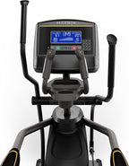 Matrix Fitness E30 Elliptical with XR | 8.5" LCD | Low Impact Workouts, Full Body Cardio, High Calorie Burn | Space Saving Compact Design, Suspension Elliptical