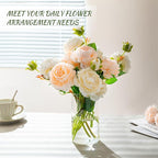 12pcs Glass Cylinder Vases for Centerpieces - 6 Inch Tall Flower Vase for Wedding Decorations, Clear Glass Flower Vases Floating Candle Holder for Table Centerpiece Wedding Home Décor