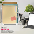 Stock Your Home Acrylic Magazine Holder (3 Pack), Crystal Clear Shatterproof Organizer with Open Top – Space-Saving Display for Office, Reception, Desk, and Waiting Room