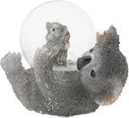 Elanze Designs Mommy Koala and Joey Baby Magical Whimsical Tabletop Dresser Nightstand Figurine Miniature 45MM Sturdy Polyresin Glitter Water Snow Globe Decoration
