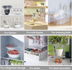 MerryNine Acrylic Risers 8 Pcs, Clear Risers Display Stand, Acrylic Display Risers, Risers for Display for Cupcakes, Figures, Retail, Collectible Figures, Cosmetics, Collectibles Display, Square