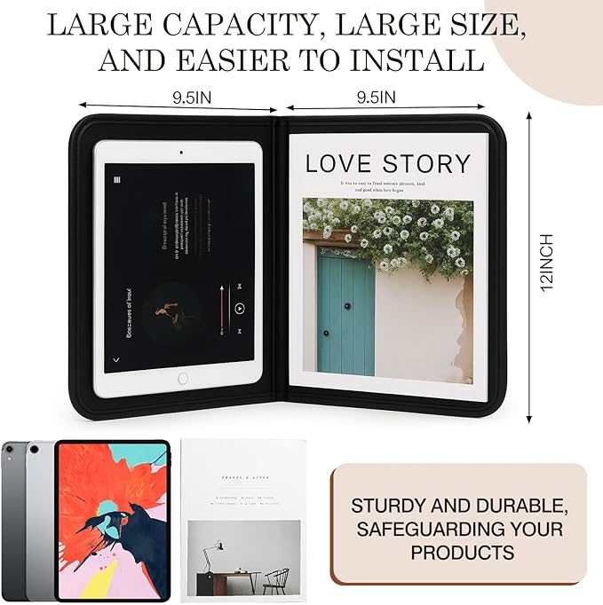 3 Pcs Paper Organizer Storage, 12" x 9" Containers for A4, Field Service Supplies Tract Organizer Clipboards Bookshelf Evangelistic Magazine Clipboards Gifts for Conference Field Service