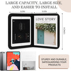 3 Pcs Paper Organizer Storage, 12" x 9" Containers for A4, Field Service Supplies Tract Organizer Clipboards Bookshelf Evangelistic Magazine Clipboards Gifts for Conference Field Service