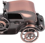 Vintage Car Model Metal Bronze Classic Exquisite Home Decorative Handicraft Ornament, Antique Car Decor for Living Room Office Shelf, Retro Toy Collectible Gift for Car
