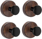Wreath Hanger for Front Door, 4Pack Suction Cup Hooks for Glass Window/Over Door/Outdoor, Christmas/Thanksgiving/Halloween/July 4th/Easter/Valentine/Fall/Summer/Spring (4 Pack)