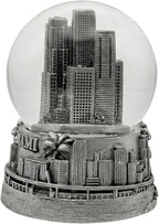 Silver Tampa Florida Snow Globe 3.5 Inches